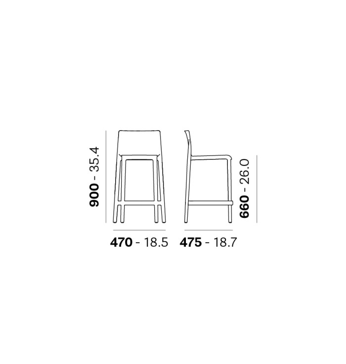 Taburete Volt 677/678 -  28