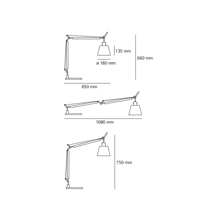 Lámpara de sobremesa Tolomeo Basculante -  3