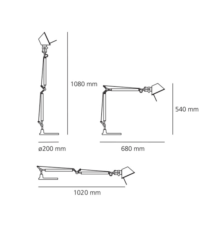 Lámpara de sobremesa Tolomeo Mini -  3