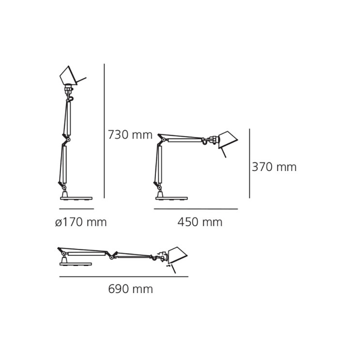 Lámpara de sobremesa Tolomeo Micro -  13